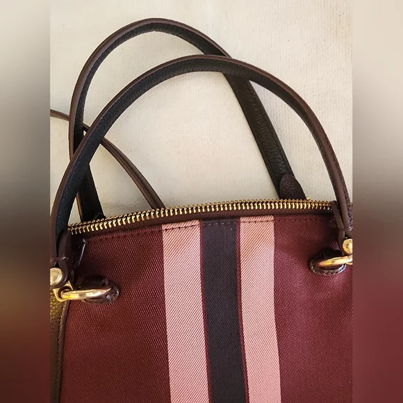 Coach Horse and Carriage Jacquard Prairie Satchel - Picture 9 of 13